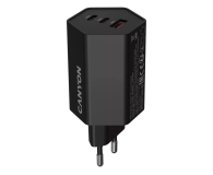 Ładowarka i akumulator CANYON Ładowarka sieciowa HEXAGON 65 GaN 65W 2xPD 1xQC EU Czarna CND-CHAHEX65B